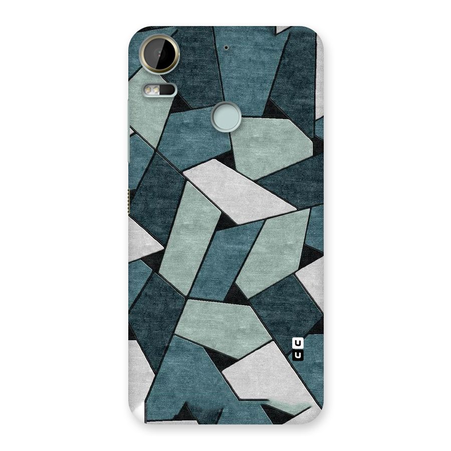 Concrete Green Abstract Back Case for Desire 10 Pro