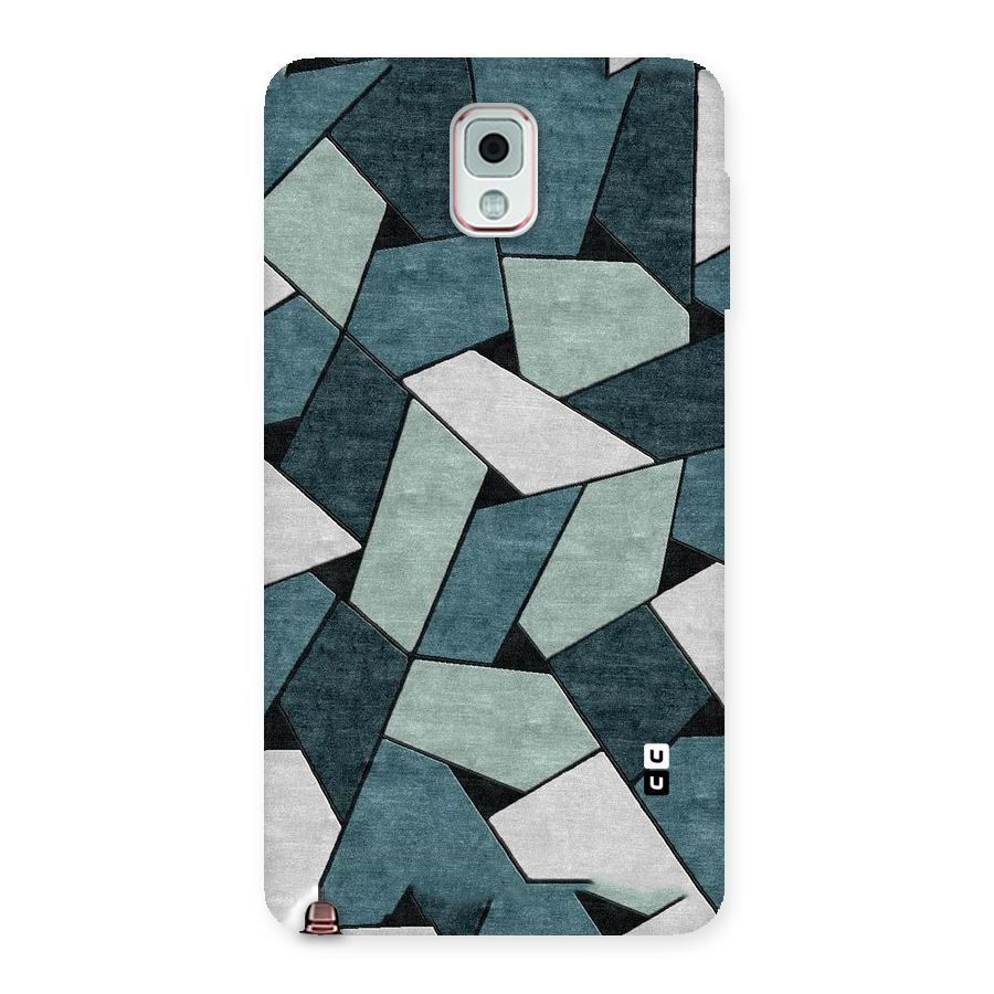 Concrete Green Abstract Back Case for Galaxy Note 3