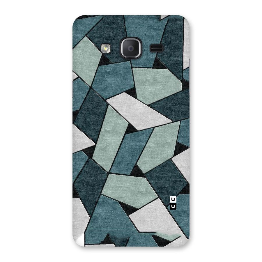 Concrete Green Abstract Back Case for Galaxy On7 2015