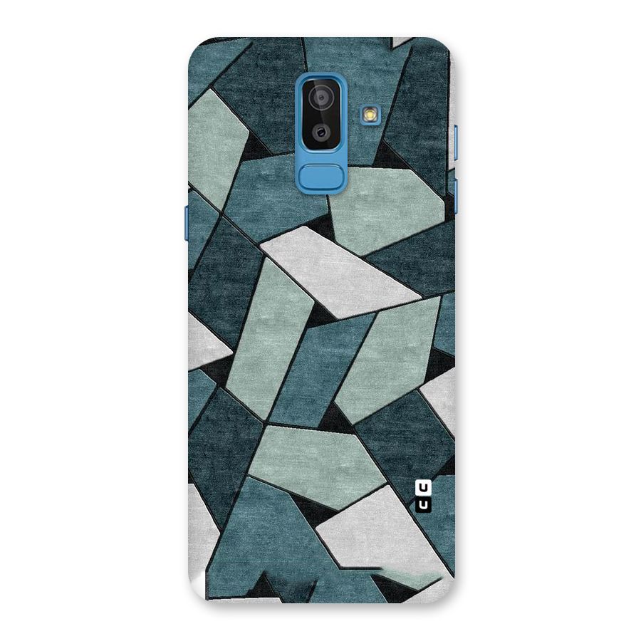 Concrete Green Abstract Back Case for Galaxy On8 (2018)