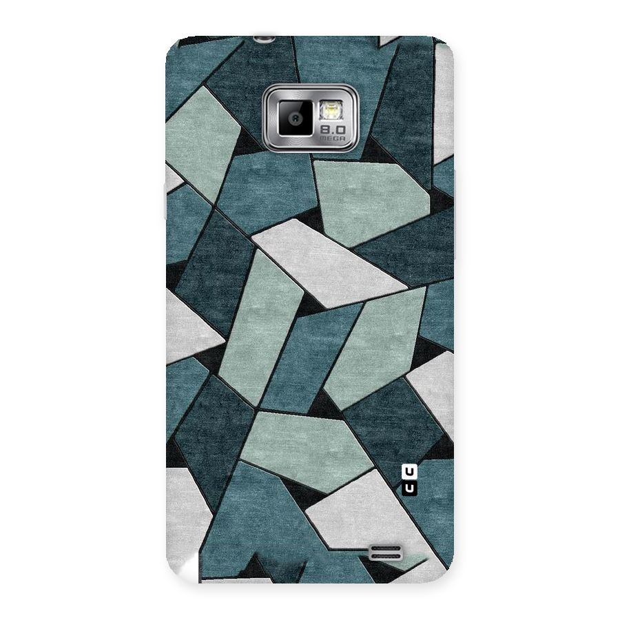 Concrete Green Abstract Back Case for Galaxy S2