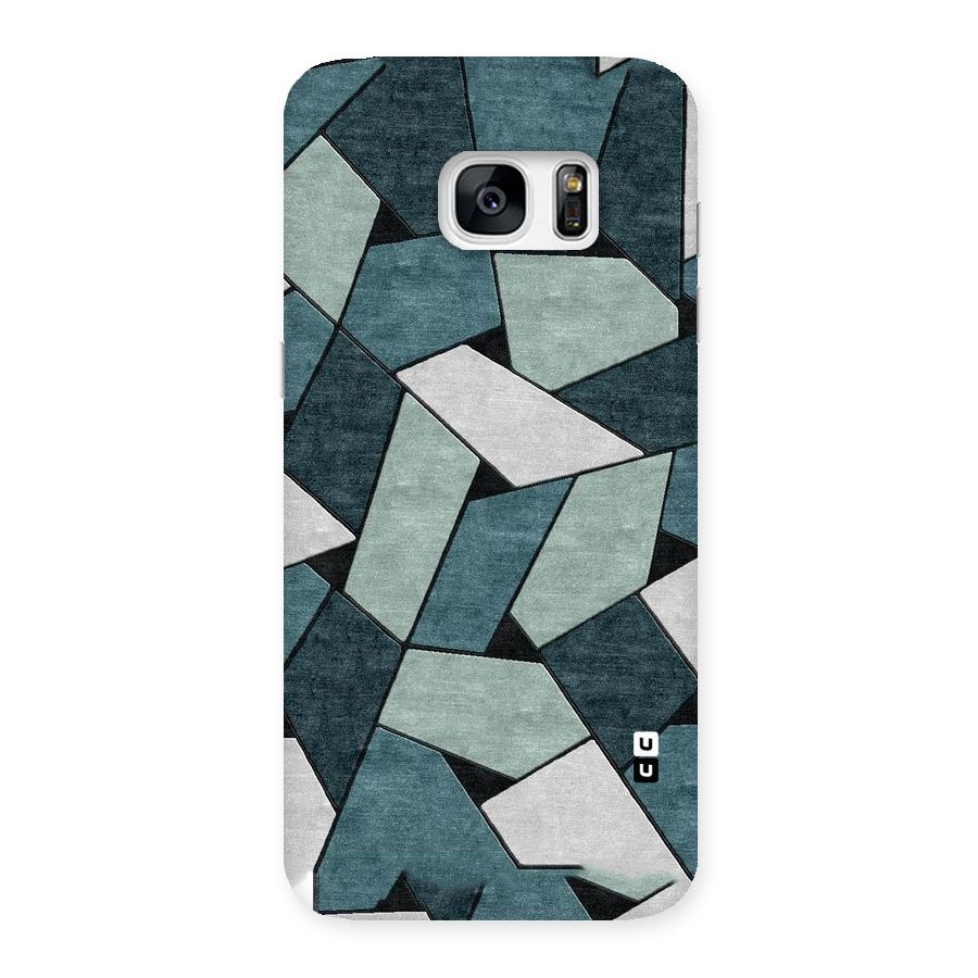 Concrete Green Abstract Back Case for Galaxy S7 Edge