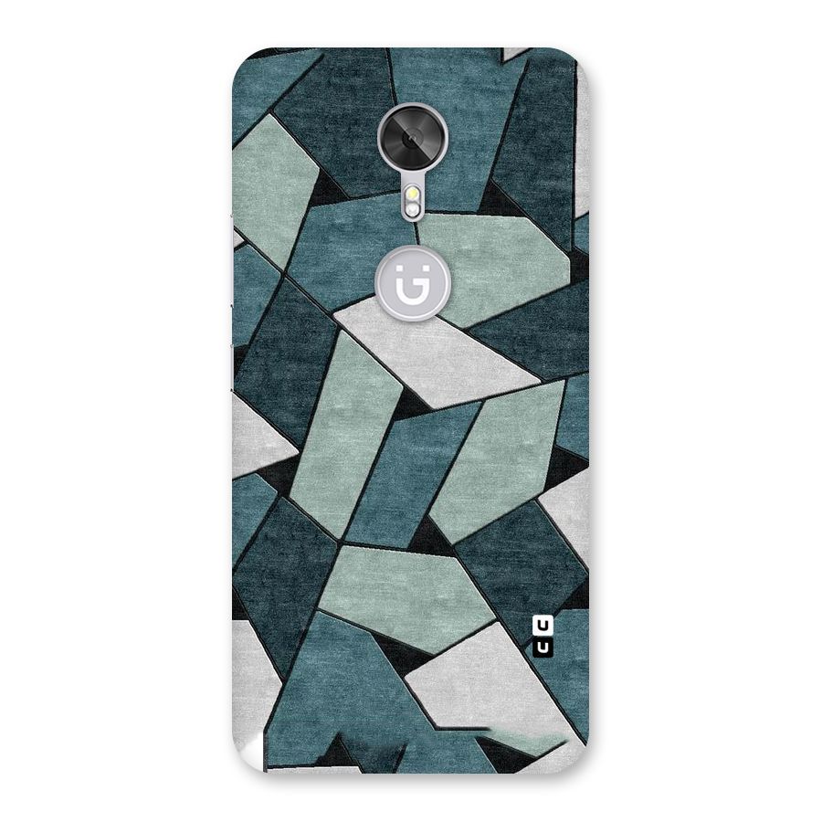 Concrete Green Abstract Back Case for Gionee A1