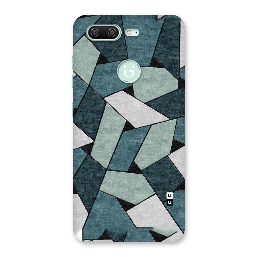 Concrete Green Abstract Back Case for Gionee S10
