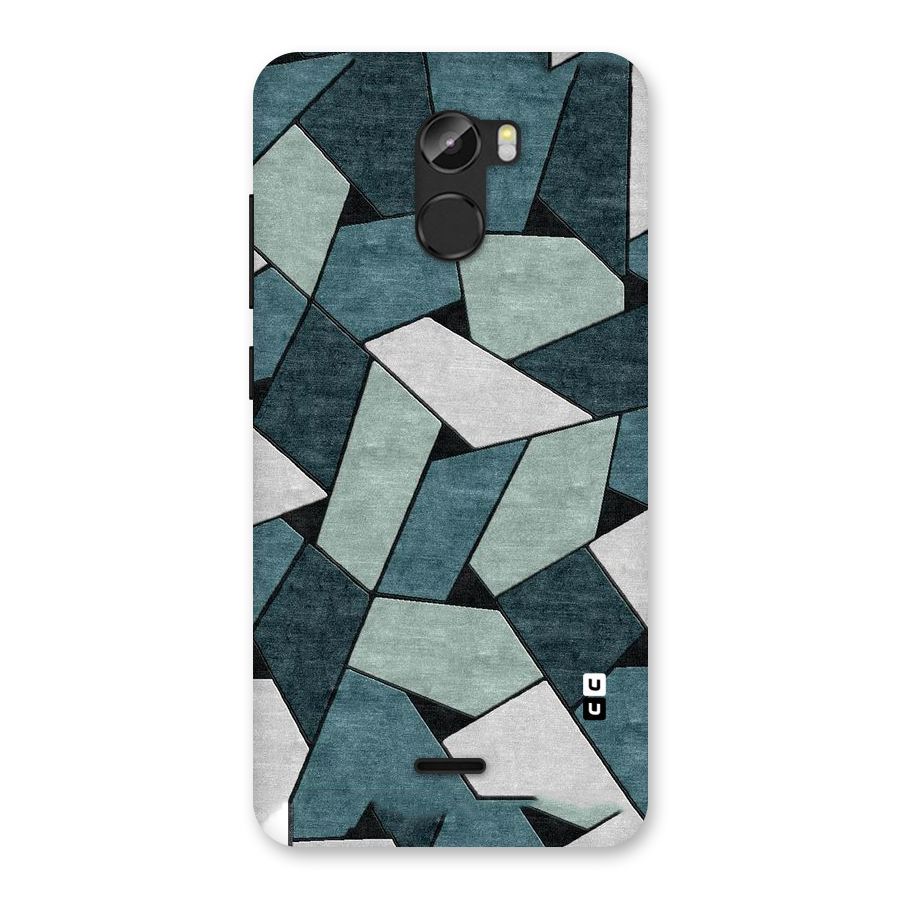 Concrete Green Abstract Back Case for Gionee X1
