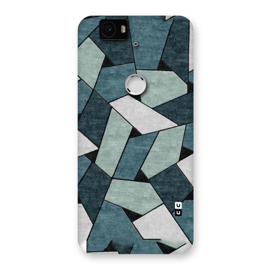 Concrete Green Abstract Back Case for Google Nexus-6P