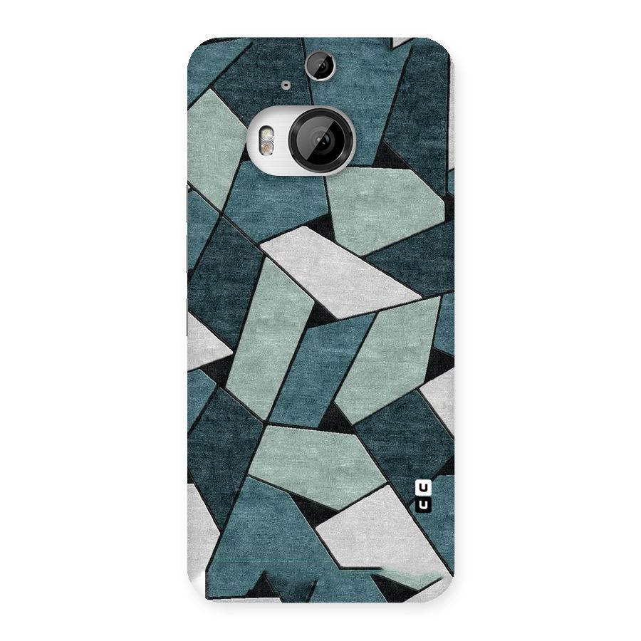 Concrete Green Abstract Back Case for HTC One M9 Plus