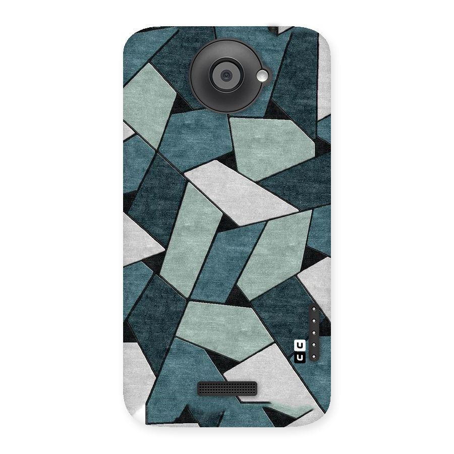 Concrete Green Abstract Back Case for HTC One X