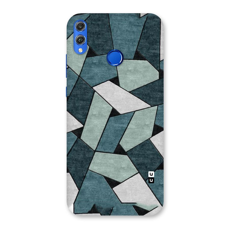 Concrete Green Abstract Back Case for Honor 8X