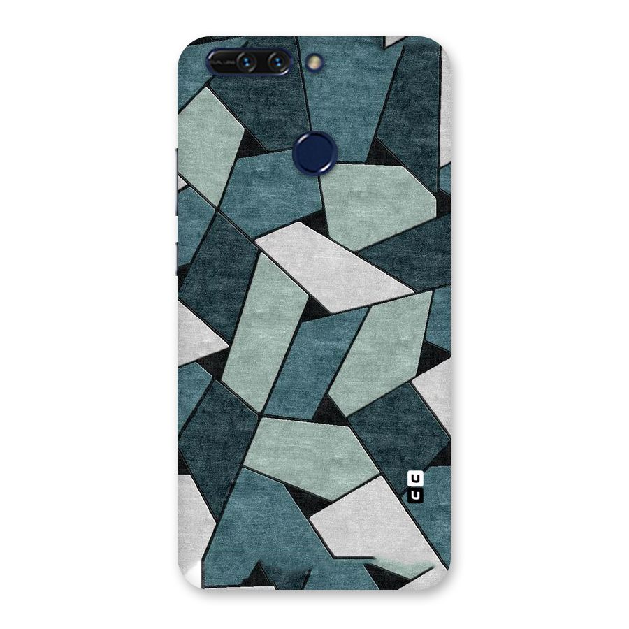 Concrete Green Abstract Back Case for Honor 8 Pro