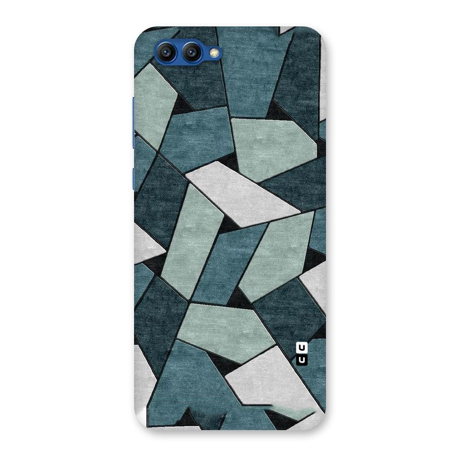 Concrete Green Abstract Back Case for Honor View 10