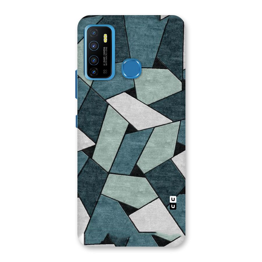 Concrete Green Abstract Back Case for Infinix Hot 9