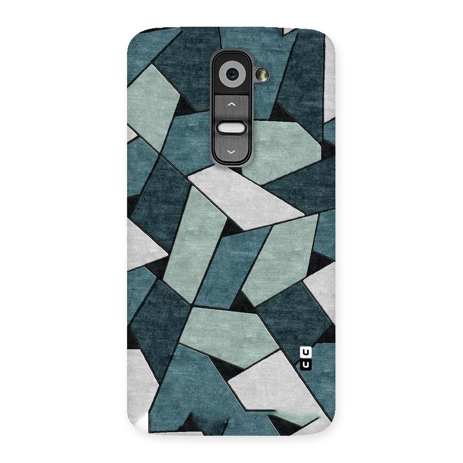 Concrete Green Abstract Back Case for LG G2