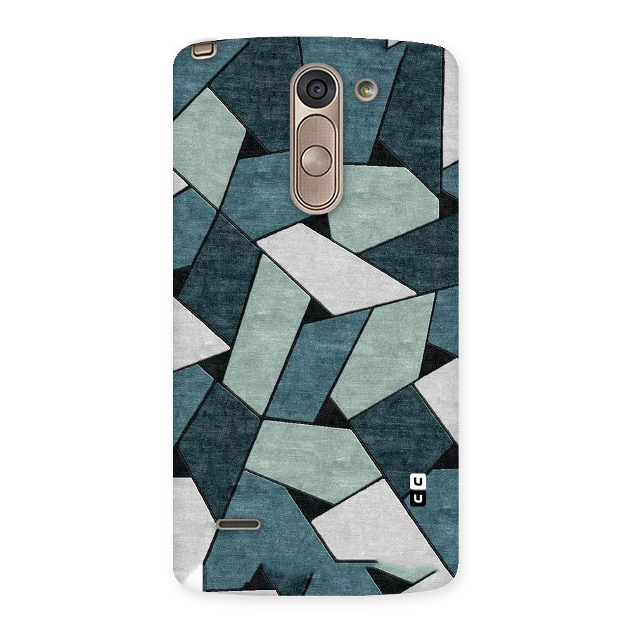 Concrete Green Abstract Back Case for LG G3 Stylus