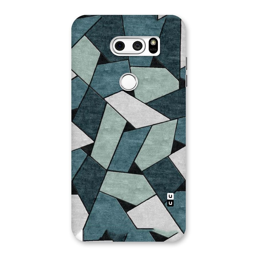 Concrete Green Abstract Back Case for LG V30
