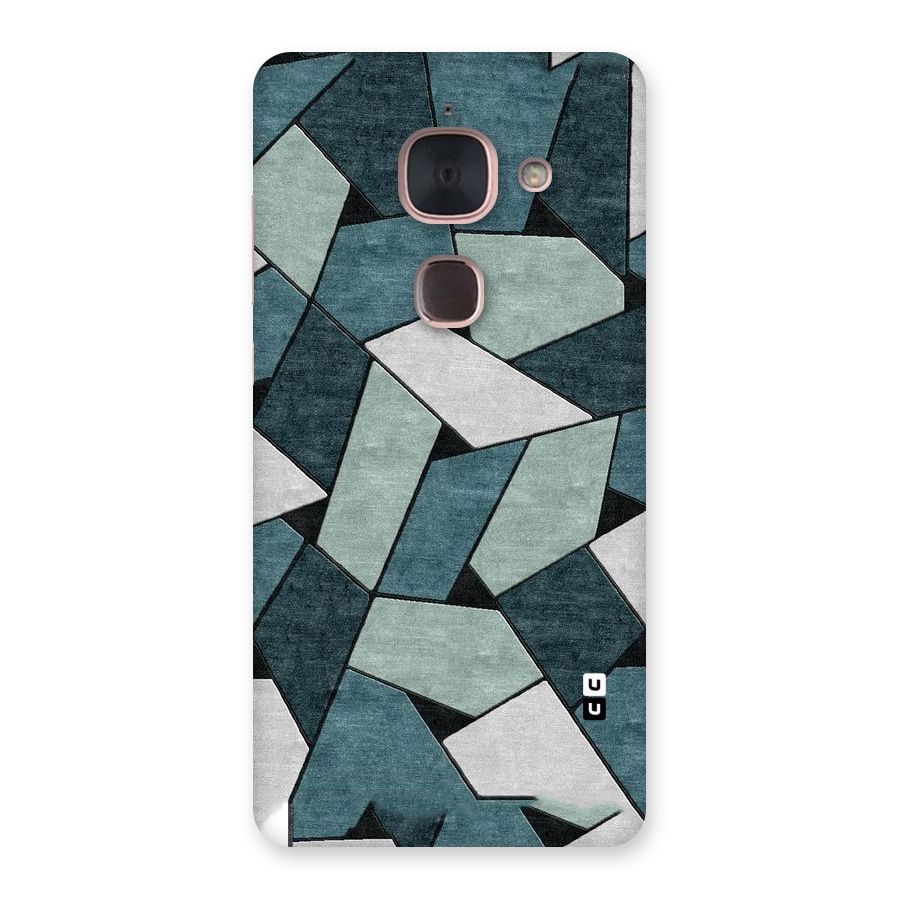 Concrete Green Abstract Back Case for Le Max 2