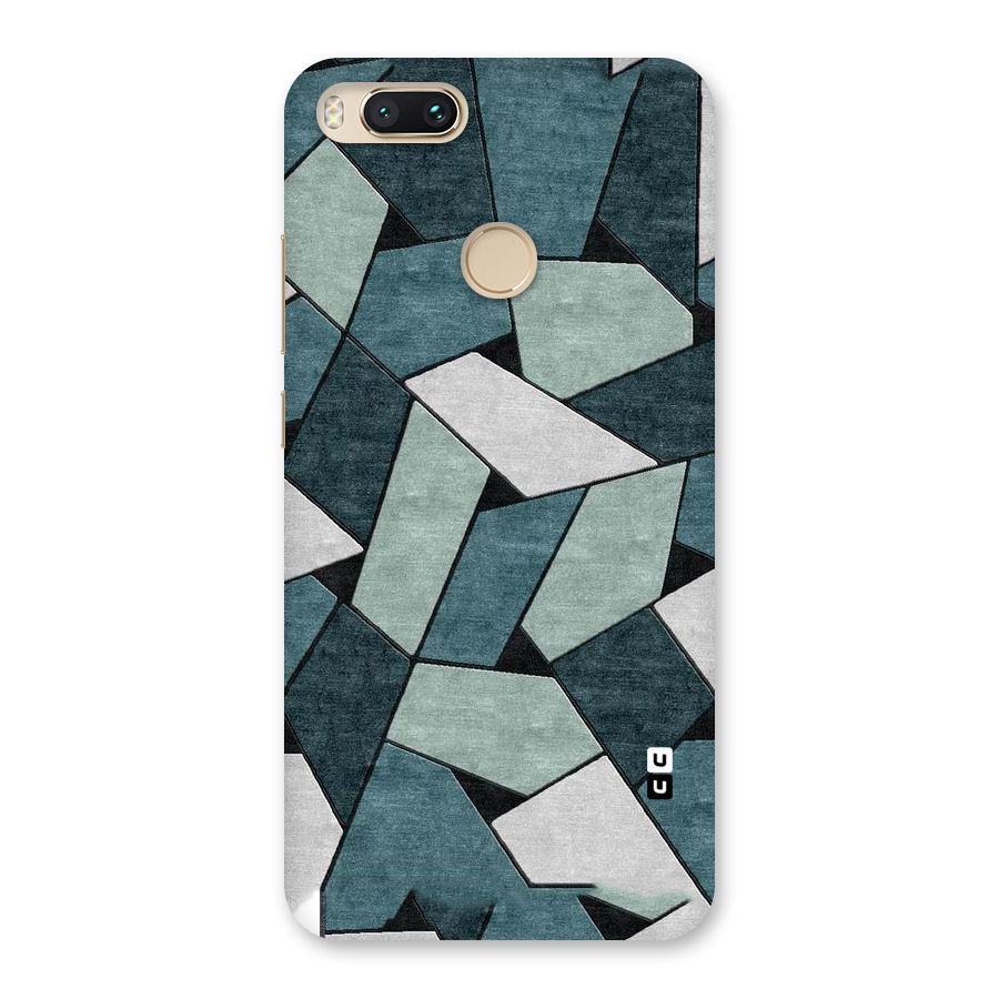Concrete Green Abstract Back Case for Mi A1