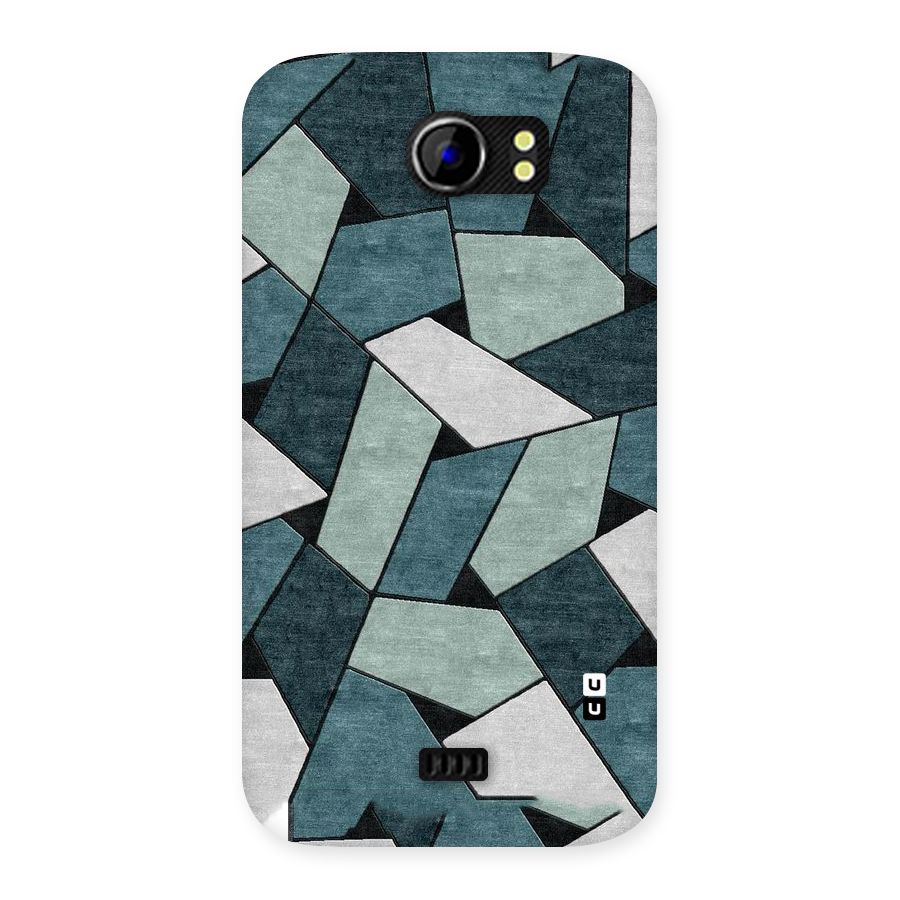 Concrete Green Abstract Back Case for Micromax Canvas 2 A110