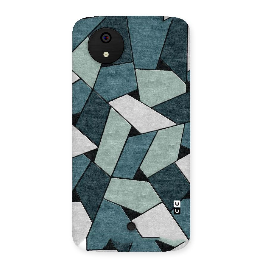 Concrete Green Abstract Back Case for Micromax Canvas A1
