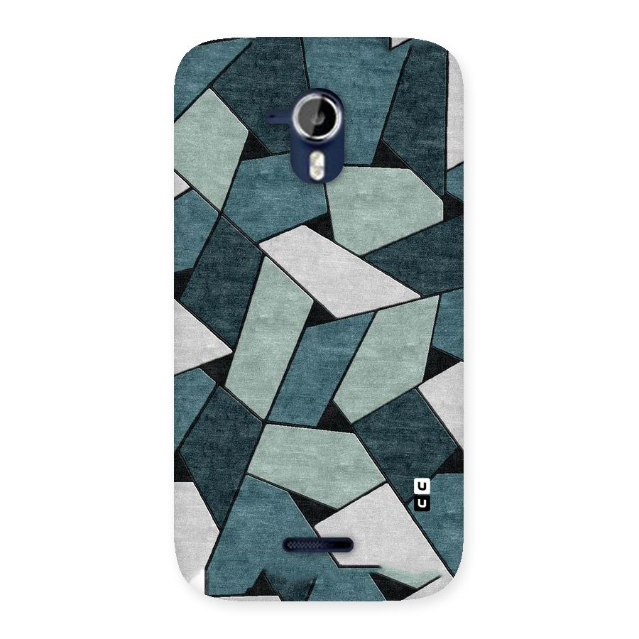 Concrete Green Abstract Back Case for Micromax Canvas Magnus A117