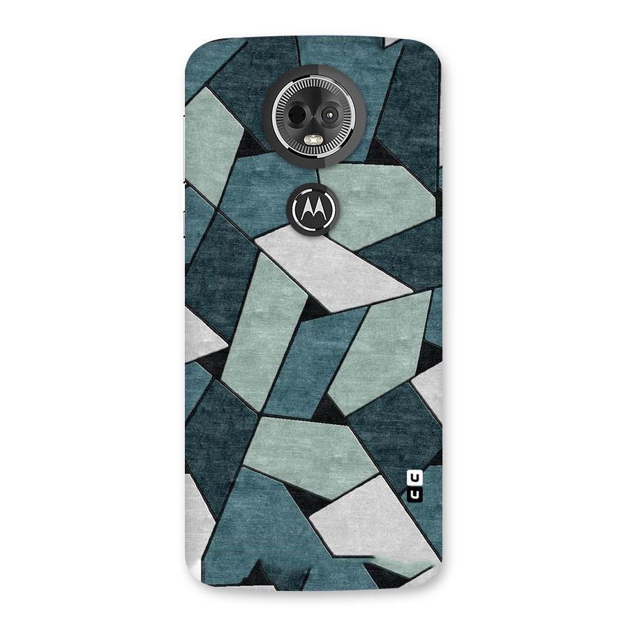 Concrete Green Abstract Back Case for Moto E5 Plus