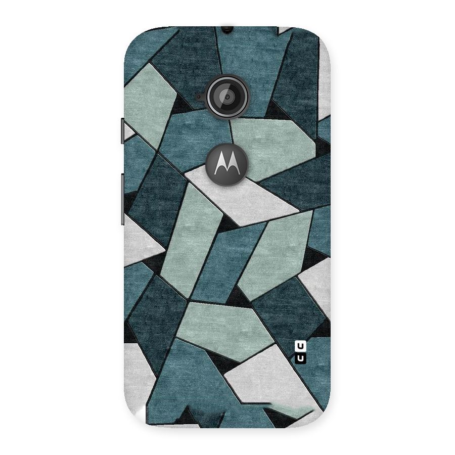 Concrete Green Abstract Back Case for Moto E 2nd Gen