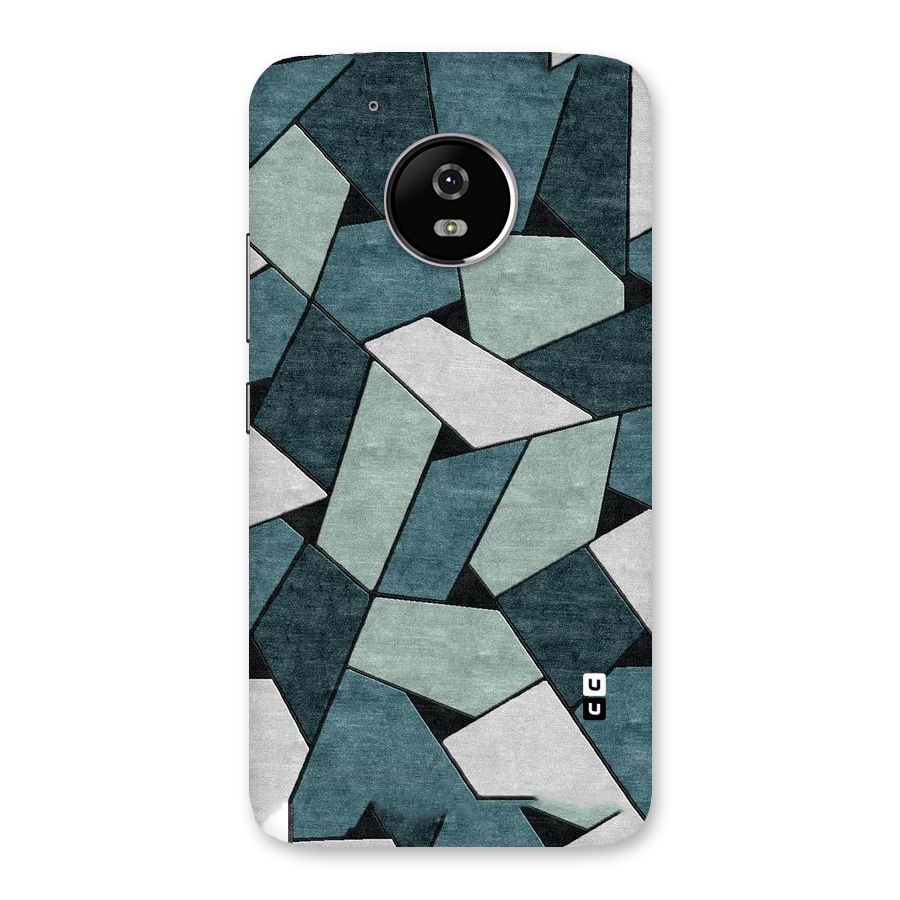 Concrete Green Abstract Back Case for Moto G5