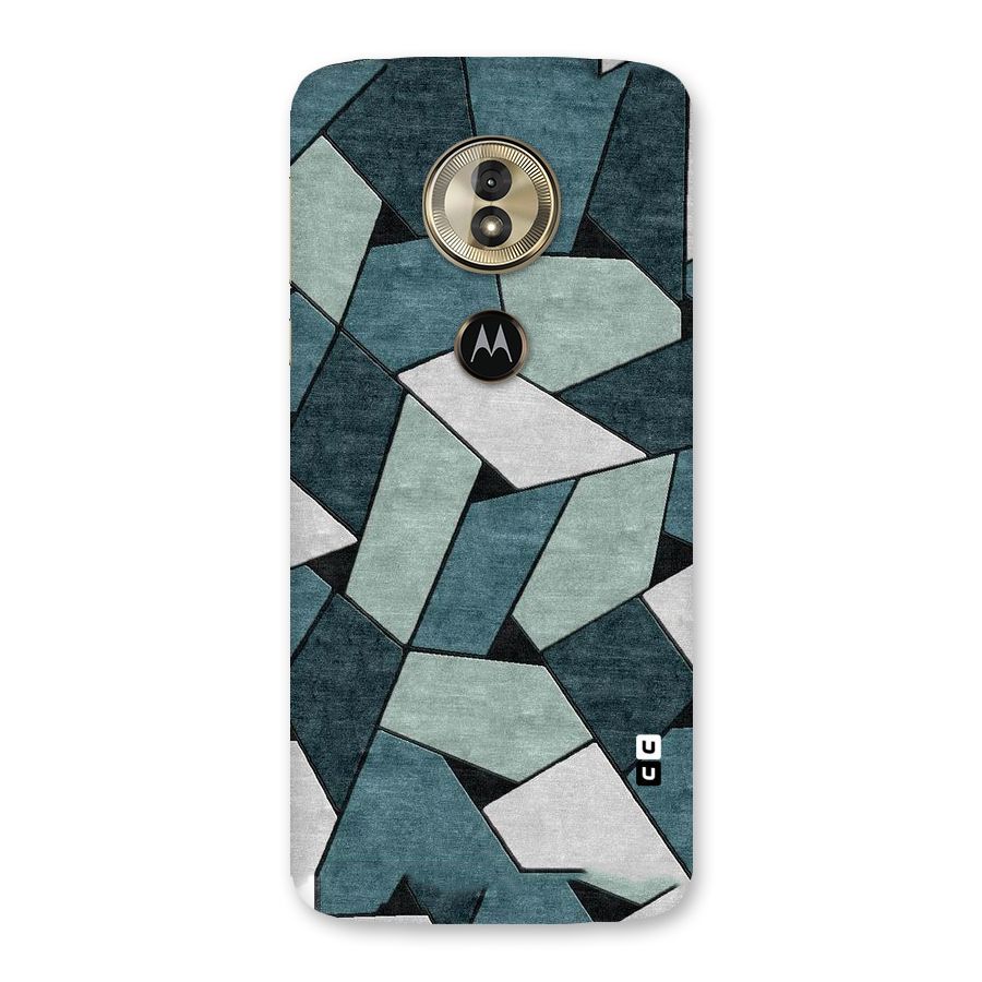 Concrete Green Abstract Back Case for Moto G6 Play