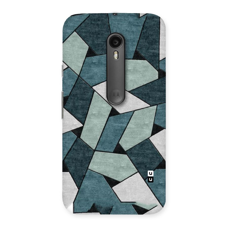 Concrete Green Abstract Back Case for Moto G Turbo