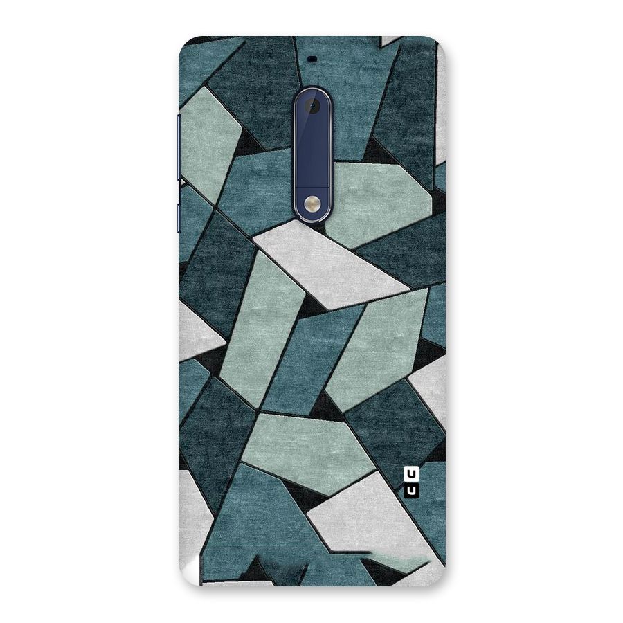 Concrete Green Abstract Back Case for Nokia 5