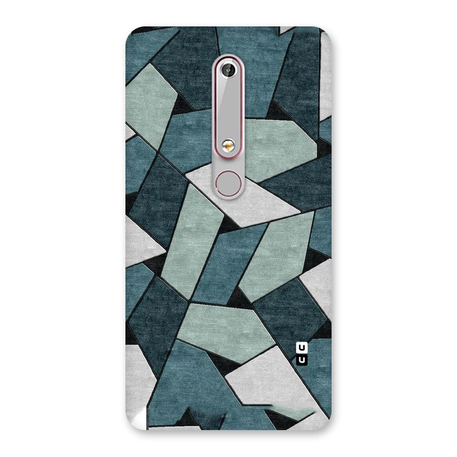 Concrete Green Abstract Back Case for Nokia 6.1