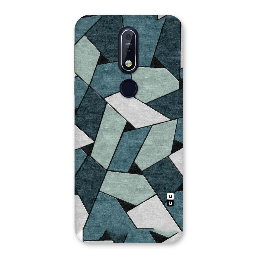 Concrete Green Abstract Back Case for Nokia 7.1