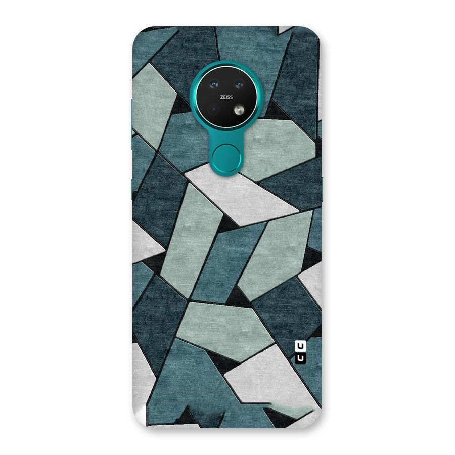 Concrete Green Abstract Back Case for Nokia 7.2