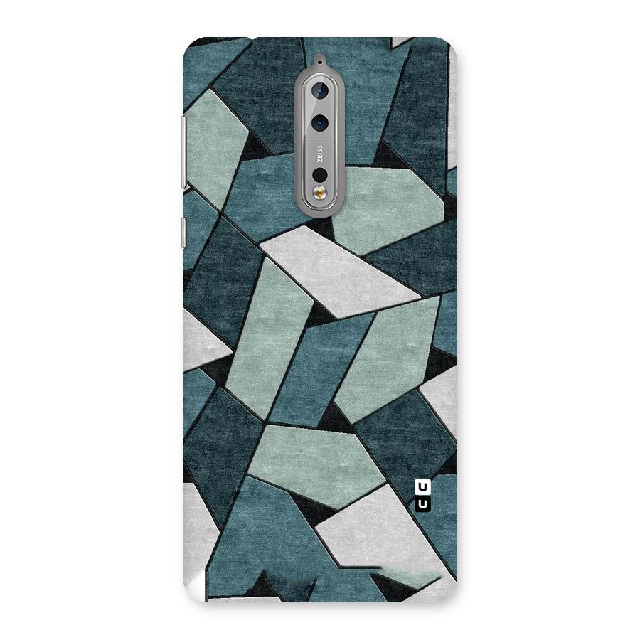 Concrete Green Abstract Back Case for Nokia 8