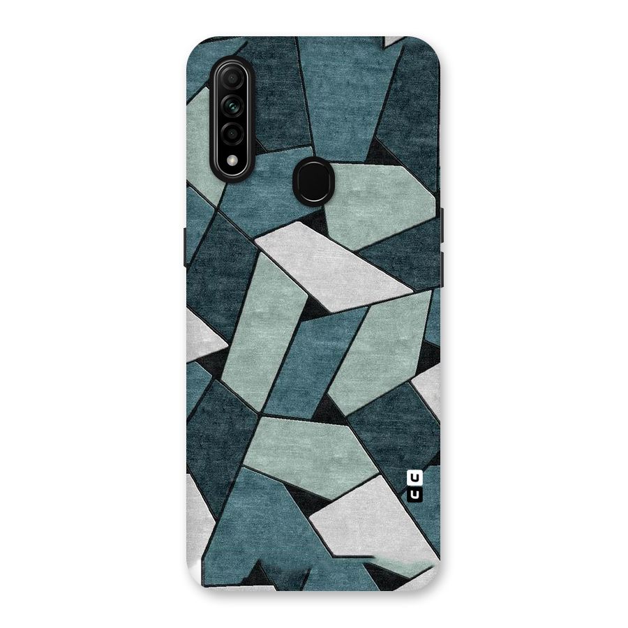 Concrete Green Abstract Back Case for Oppo A31