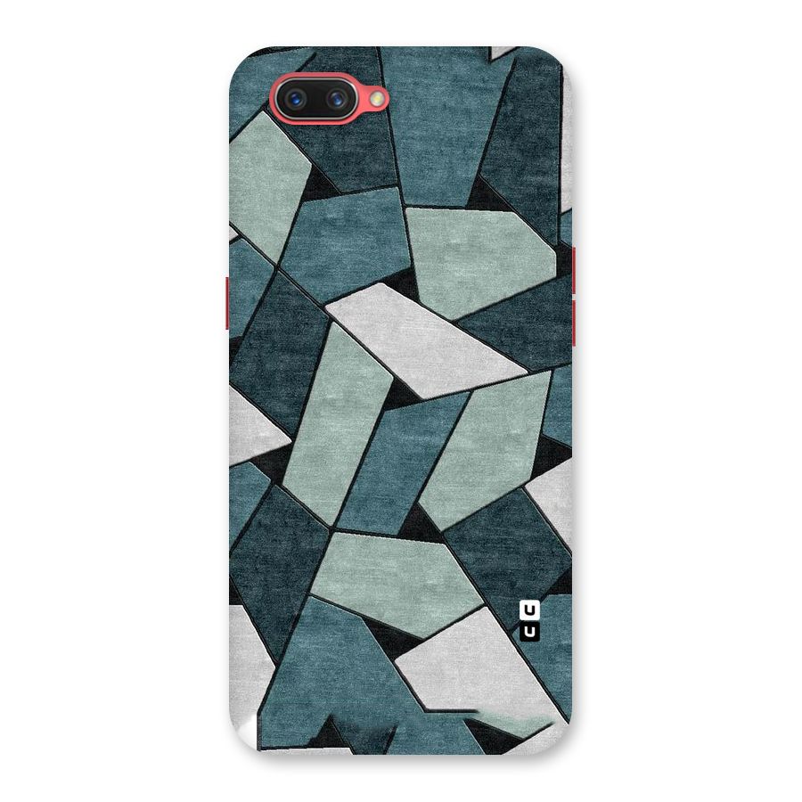 Concrete Green Abstract Back Case for Oppo A3s