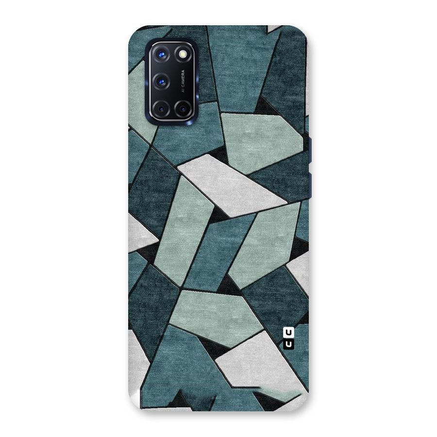 Concrete Green Abstract Back Case for Oppo A52