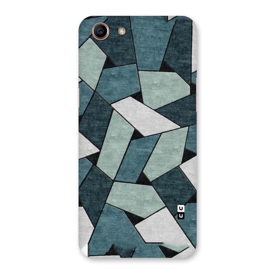Concrete Green Abstract Back Case for Oppo A83 (2018)