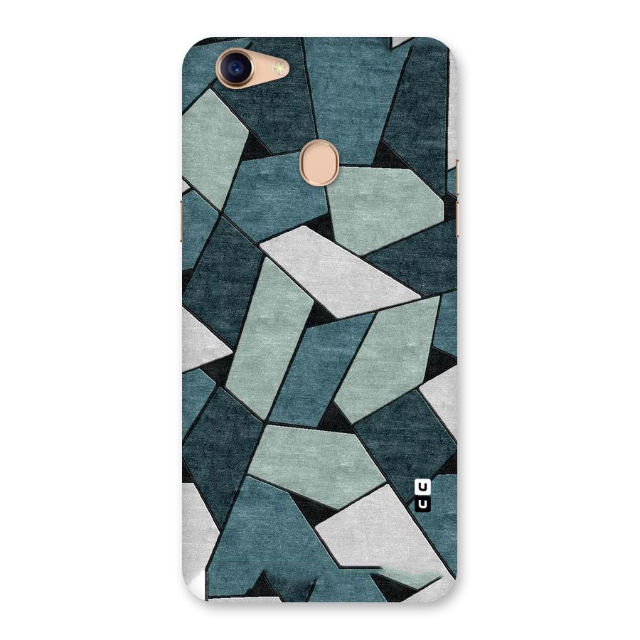 Concrete Green Abstract Back Case for Oppo F5