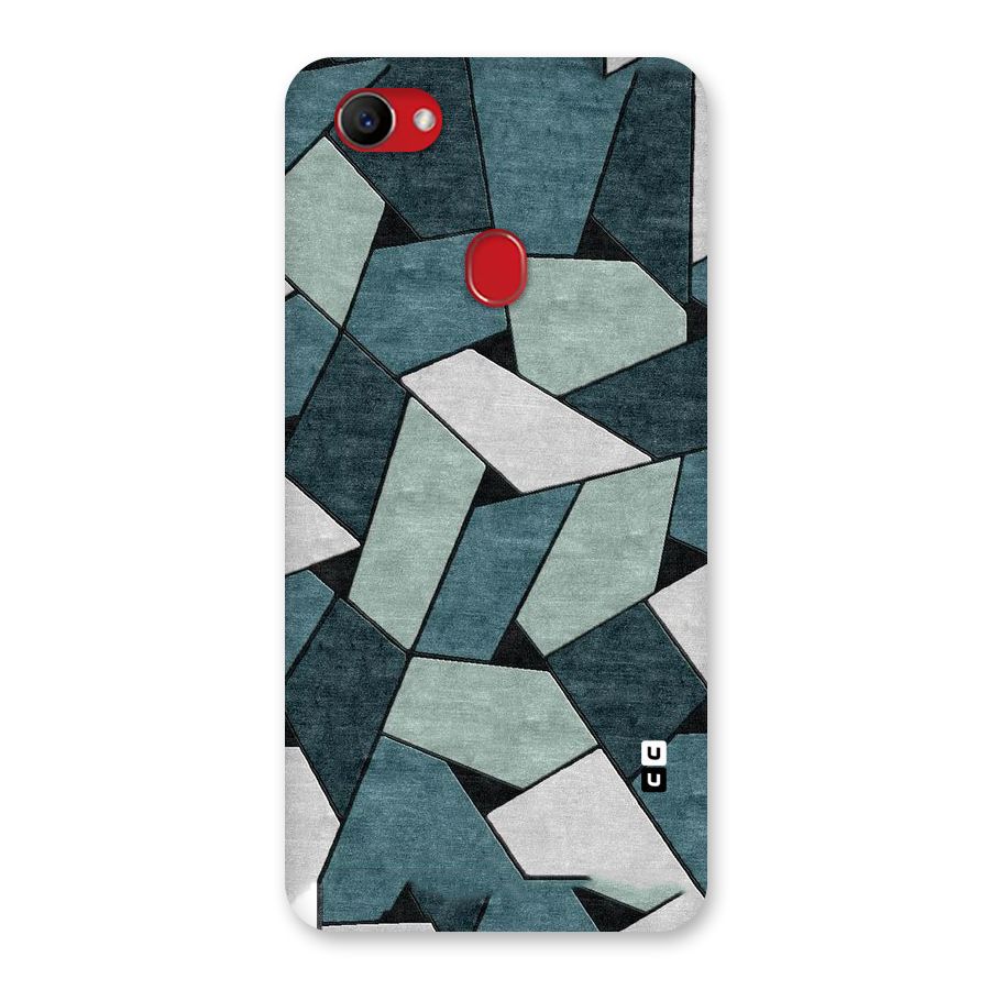 Concrete Green Abstract Back Case for Oppo F7