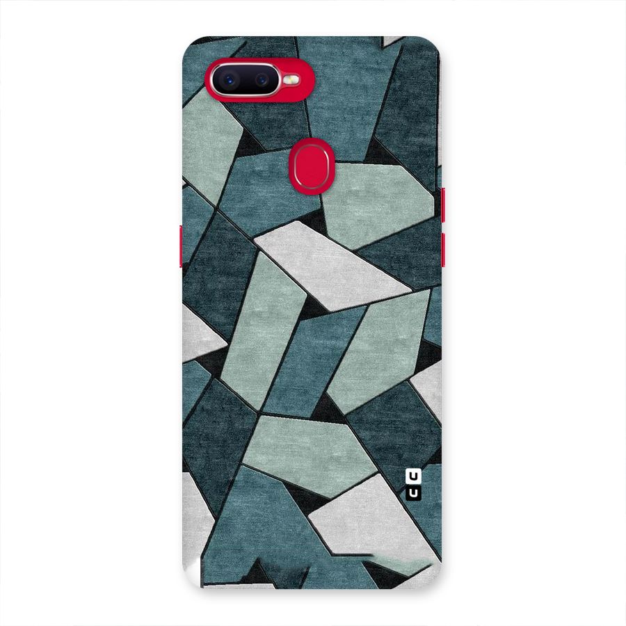 Concrete Green Abstract Back Case for Oppo F9 Pro