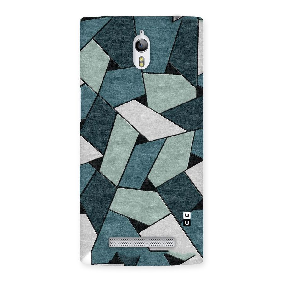 Concrete Green Abstract Back Case for Oppo Find 7