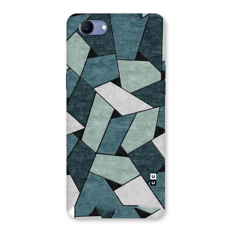 Concrete Green Abstract Back Case for Oppo Realme 1