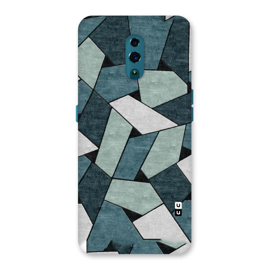 Concrete Green Abstract Back Case for Oppo Reno