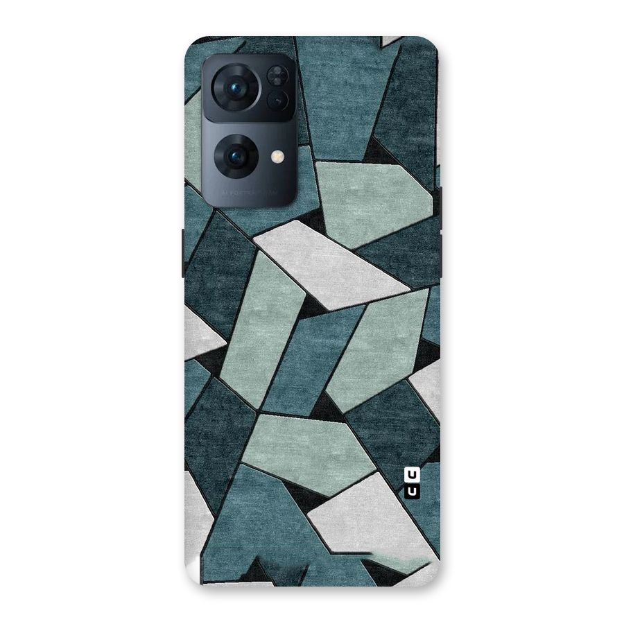 Concrete Green Abstract Back Case for Oppo Reno7 Pro 5G