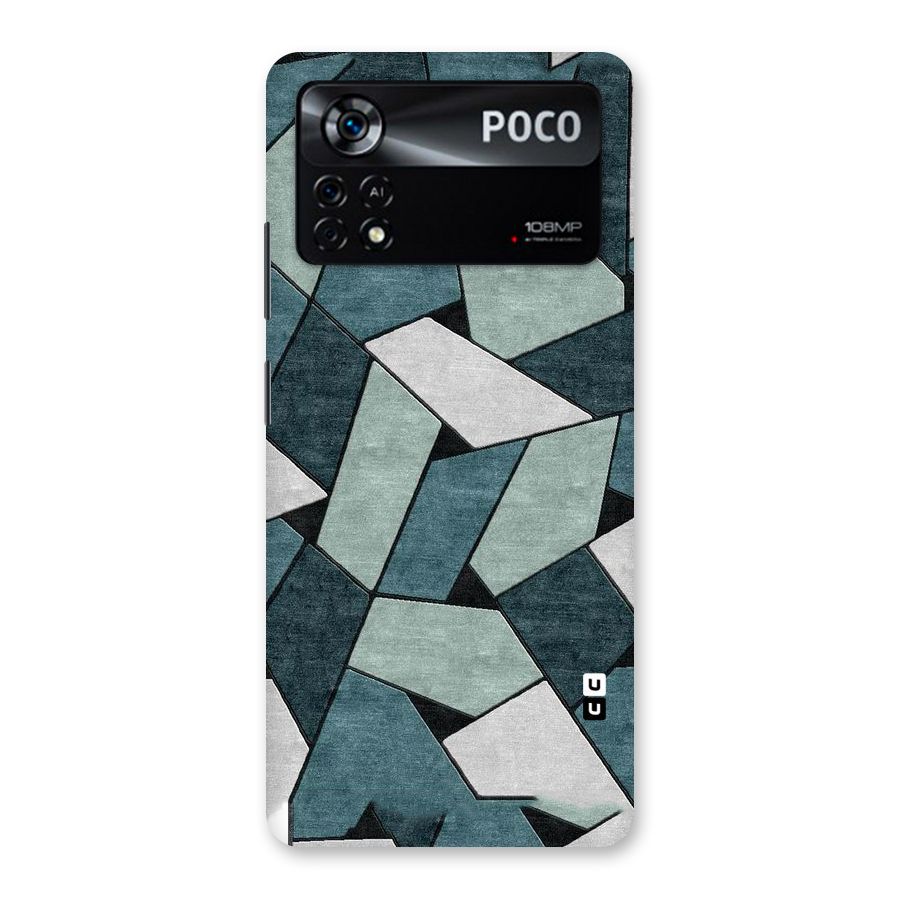Concrete Green Abstract Back Case for Poco X4 Pro 5G