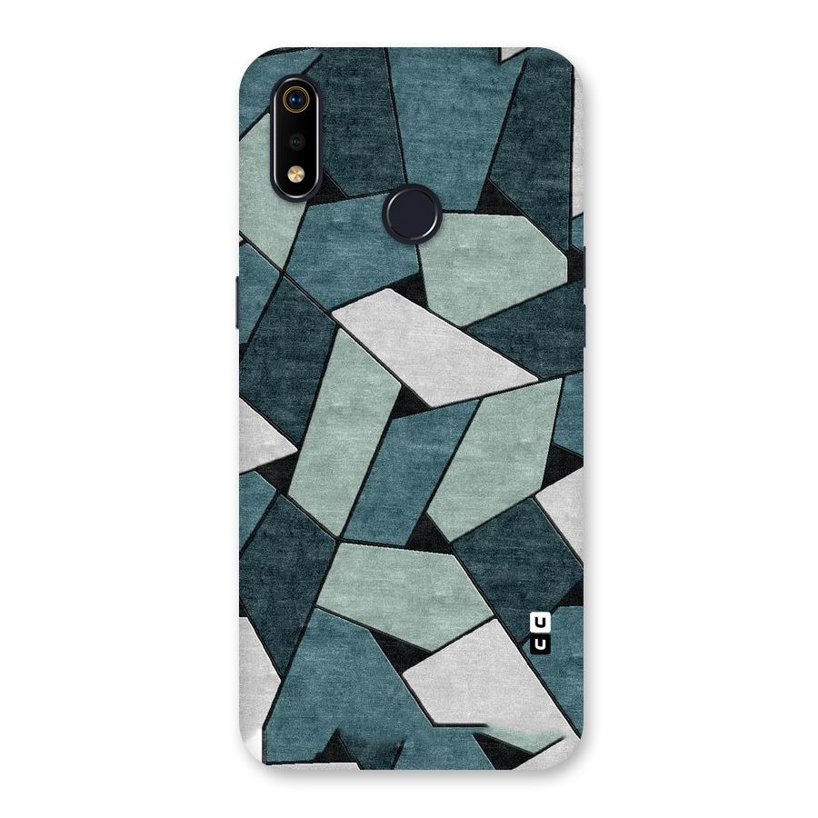 Concrete Green Abstract Back Case for Realme 3i