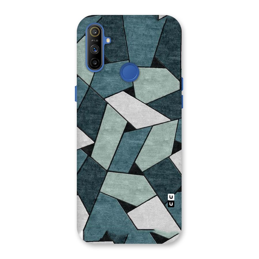 Concrete Green Abstract Back Case for Realme Narzo 10A