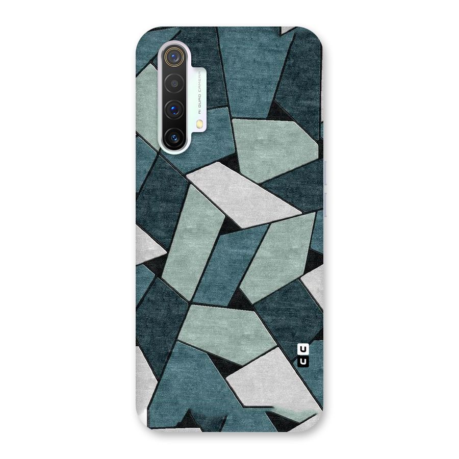 Concrete Green Abstract Back Case for Realme X3 SuperZoom