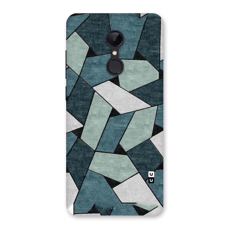 Concrete Green Abstract Back Case for Redmi 5